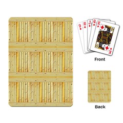 Wood Texture Grain Light Oak Playing Card by Nexatart