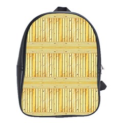 Wood Texture Grain Light Oak School Bag (large) by Nexatart