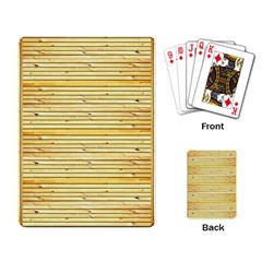 Wood Texture Background Light Playing Card by Nexatart