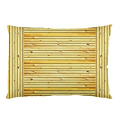 Wood Texture Background Light Pillow Case by Nexatart