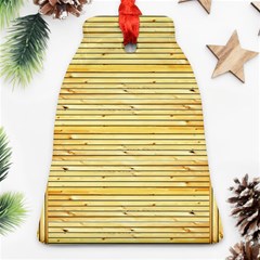 Wood Texture Background Light Ornament (bell) by Nexatart