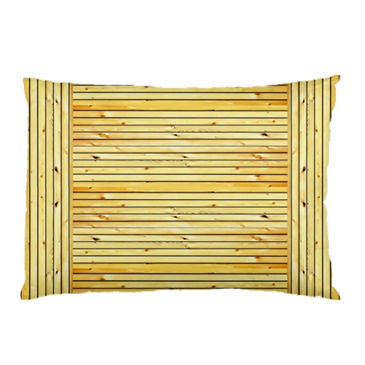 Wood Texture Background Light Pillow Case (Two Sides)