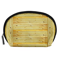 Wood Texture Background Light Accessory Pouches (large)  by Nexatart