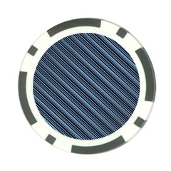 Diagonal Stripes Pinstripes Poker Chip Card Guard