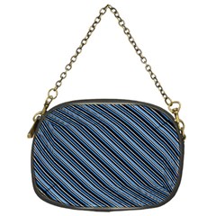 Diagonal Stripes Pinstripes Chain Purses (One Side) 