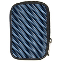 Diagonal Stripes Pinstripes Compact Camera Cases