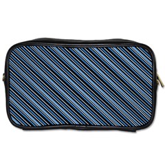 Diagonal Stripes Pinstripes Toiletries Bags 2-side by Nexatart