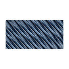 Diagonal Stripes Pinstripes Yoga Headband