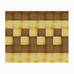 Wood Texture Grain Weave Dark Small Glasses Cloth by Nexatart