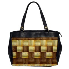 Wood Texture Grain Weave Dark Office Handbags by Nexatart