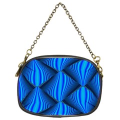 Abstract Waves Motion Psychedelic Chain Purses (two Sides)  by Nexatart