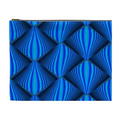 Abstract Waves Motion Psychedelic Cosmetic Bag (xl)