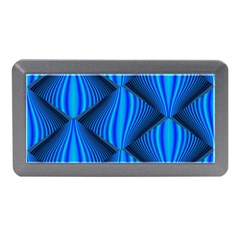 Abstract Waves Motion Psychedelic Memory Card Reader (mini) by Nexatart