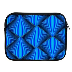 Abstract Waves Motion Psychedelic Apple Ipad 2/3/4 Zipper Cases by Nexatart