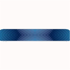 Converging Lines Blue Shades Glow Small Bar Mats by Nexatart