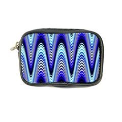 Waves Wavy Blue Pale Cobalt Navy Coin Purse by Nexatart