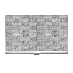 Texture Wood Grain Grey Gray Business Card Holders by Nexatart