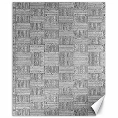 Texture Wood Grain Grey Gray Canvas 16  X 20   by Nexatart