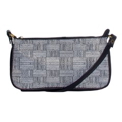 Texture Wood Grain Grey Gray Shoulder Clutch Bags by Nexatart