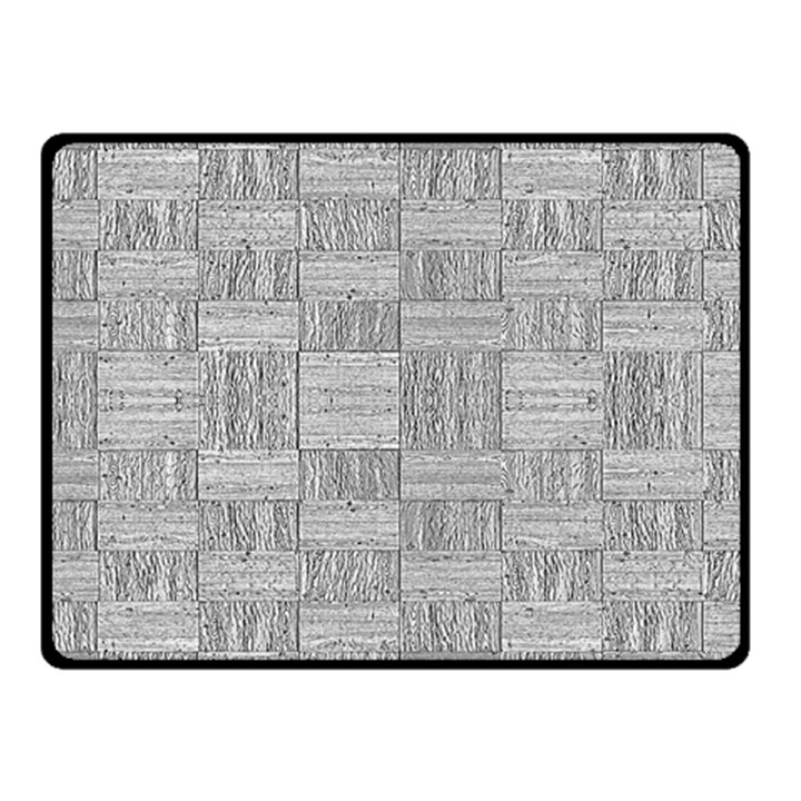 Texture Wood Grain Grey Gray Fleece Blanket (Small)