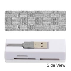 Texture Wood Grain Grey Gray Memory Card Reader (stick)  by Nexatart