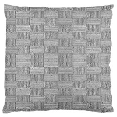 Texture Wood Grain Grey Gray Standard Flano Cushion Case (two Sides) by Nexatart