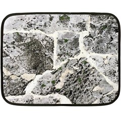 Coquina Shell Limestone Rocks Fleece Blanket (mini) by Nexatart