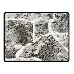 Coquina Shell Limestone Rocks Fleece Blanket (small) by Nexatart