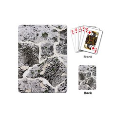 Coquina Shell Limestone Rocks Playing Cards (mini)  by Nexatart