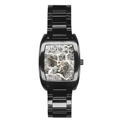 Coquina Shell Limestone Rocks Stainless Steel Barrel Watch by Nexatart