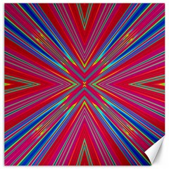 Burst Radiate Glow Vivid Colorful Canvas 12  X 12   by Nexatart