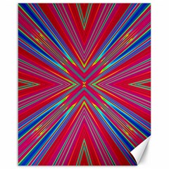 Burst Radiate Glow Vivid Colorful Canvas 16  X 20   by Nexatart