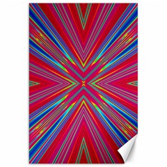 Burst Radiate Glow Vivid Colorful Canvas 20  X 30   by Nexatart