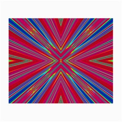 Burst Radiate Glow Vivid Colorful Small Glasses Cloth (2-side) by Nexatart