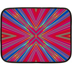 Burst Radiate Glow Vivid Colorful Fleece Blanket (mini) by Nexatart