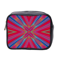 Burst Radiate Glow Vivid Colorful Mini Toiletries Bag 2-side by Nexatart