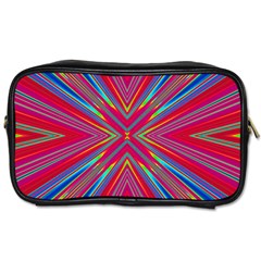 Burst Radiate Glow Vivid Colorful Toiletries Bags by Nexatart