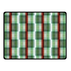 Fabric Textile Texture Green White Double Sided Fleece Blanket (small)  by Nexatart