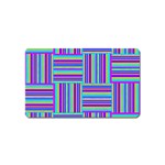 Geometric Textile Texture Surface Magnet (Name Card) Front