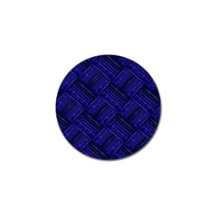 Cobalt Blue Weave Texture Golf Ball Marker (4 Pack) by Nexatart