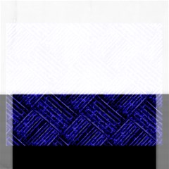 Cobalt Blue Weave Texture Rectangular Jigsaw Puzzl by Nexatart