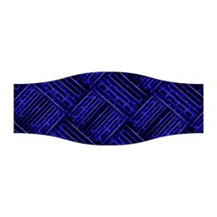 Cobalt Blue Weave Texture Stretchable Headband