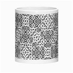 Black And White Oriental Ornate Morph Mugs Center