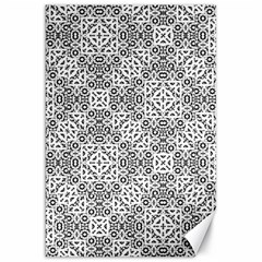 Black And White Oriental Ornate Canvas 20  X 30   by dflcprints