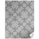 Black And White Oriental Ornate Canvas 36  x 48   35.26 x46.15  Canvas - 1