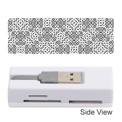 Black And White Oriental Ornate Memory Card Reader (stick)  by dflcprints