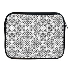 Black And White Oriental Ornate Apple Ipad 2/3/4 Zipper Cases by dflcprints