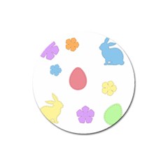 Easter Patches  Magnet 3  (round) by Valentinaart