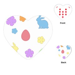 Easter Patches  Playing Cards (heart) 