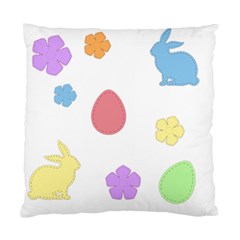 Easter Patches  Standard Cushion Case (two Sides) by Valentinaart